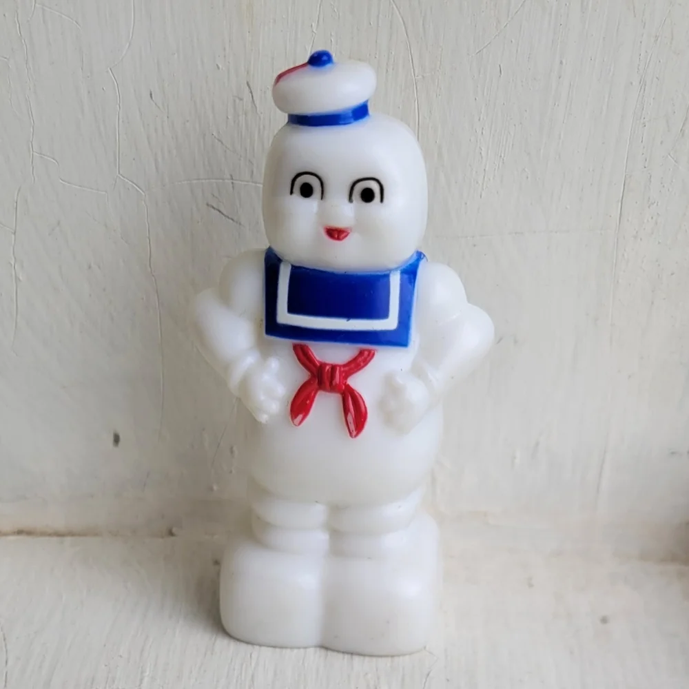 Vtg 80s 1984 Ghostbusters marketing Stay Puft marshmallow man pencil sharpener